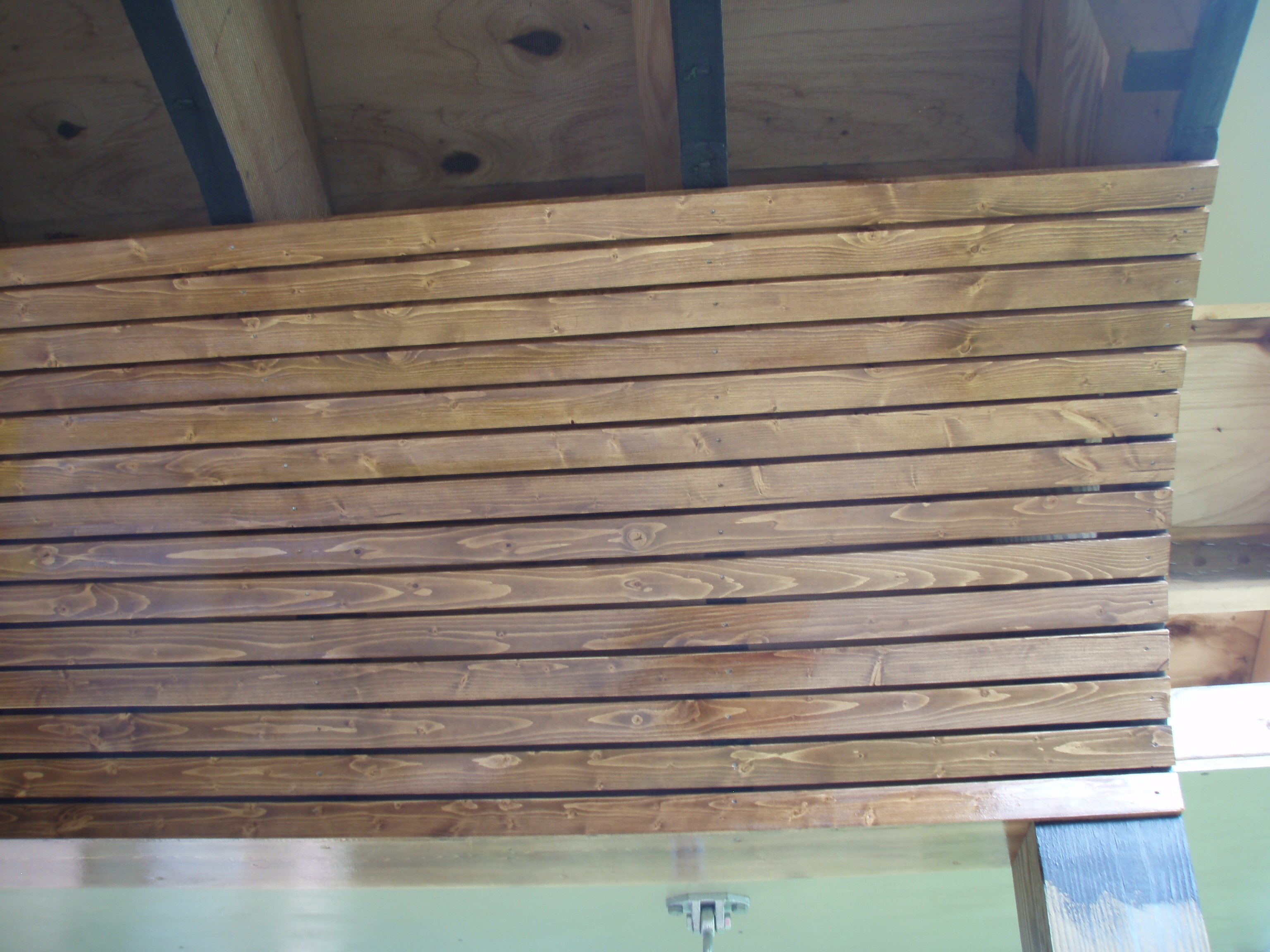 front gable porch with brick raised garden