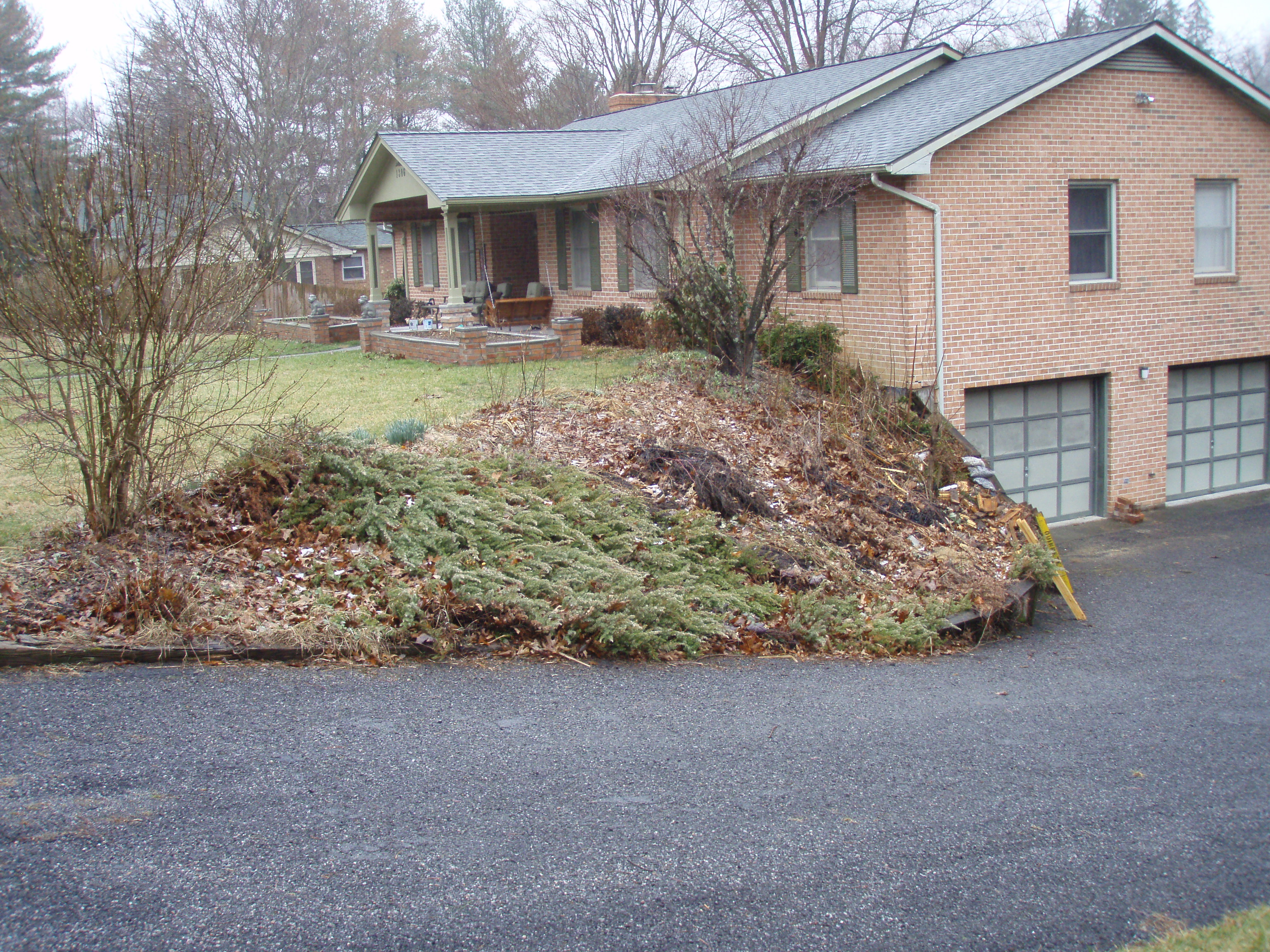 stone retaining wall